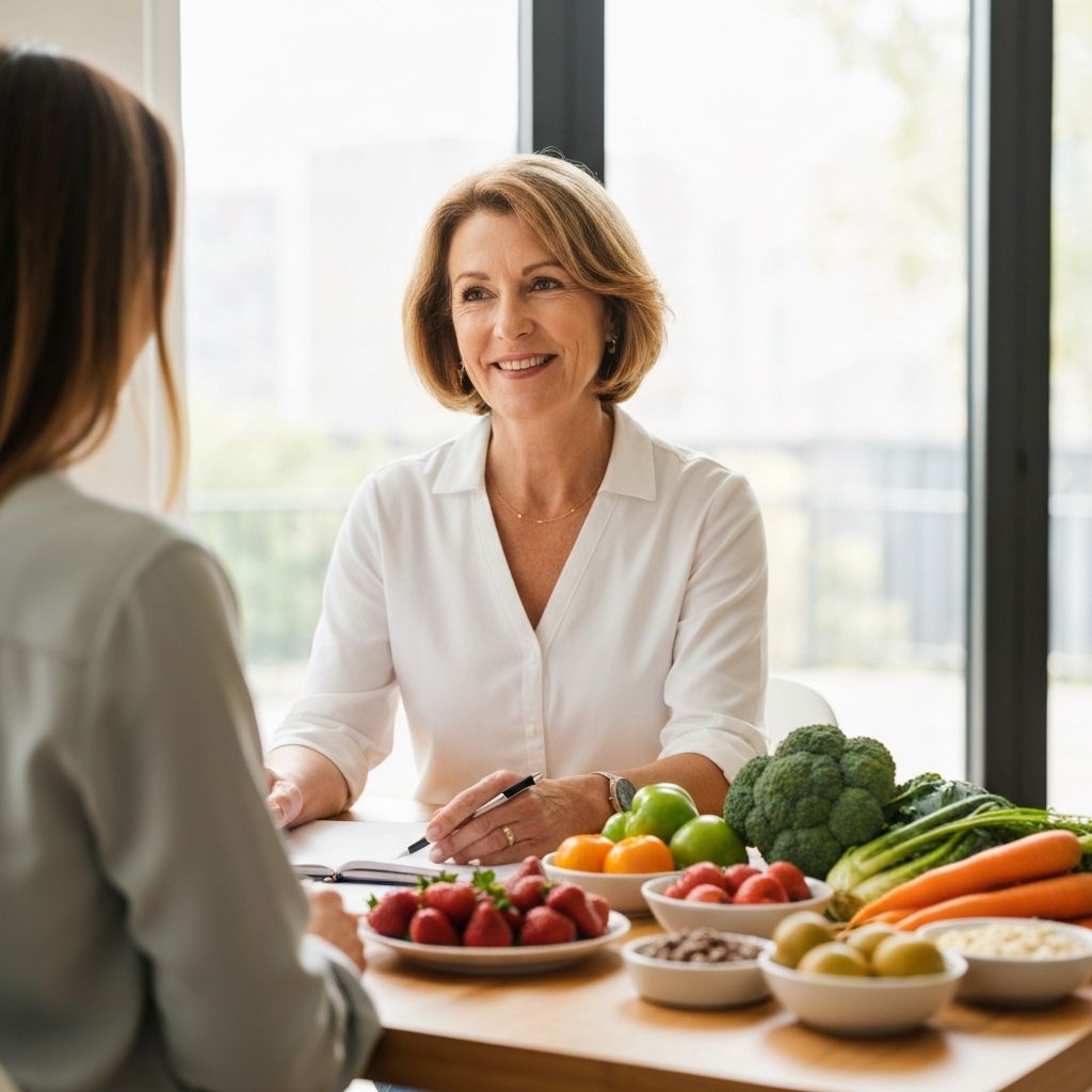 Healthy nutrition consultation